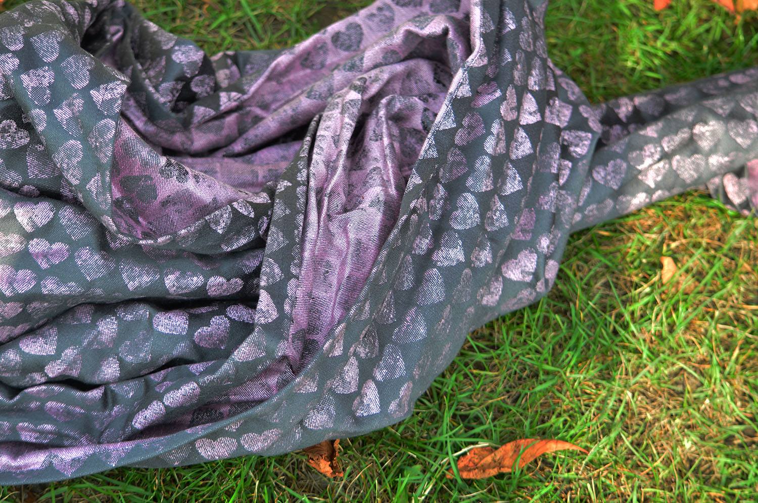 Slings Stamphearts Pudre Dusk Wrap (bamboo viscose, linen)