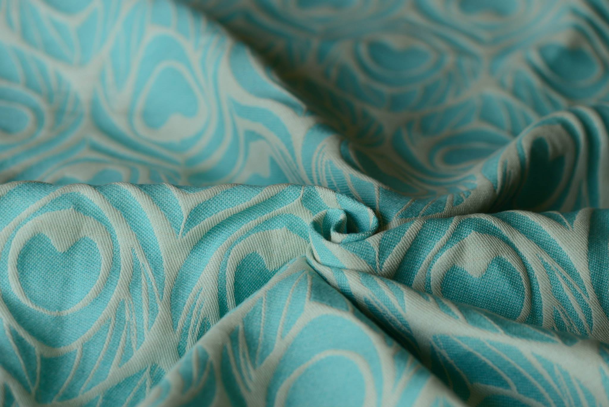 Artipoppe Argus Aquamarine Wrap (cashmere, linen)